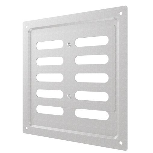 Ventilatsioonirest | ventilatsioonisüsteemidele | 175×175 mm | hõbedane värv | tsingitud teras 2 Ventilatsioonirest | ventilatsioonisüsteemidele | 175×175 mm | hõbedane värv | tsingitud teras 2