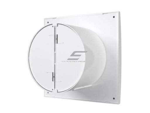 Ventiliatorius su atbuliniu vožtuvu | sklende | D125 | 230V | 175x175x110,5mm | IP24 | plastikinis | baltos spalvos | AU5S 2 Ventiliatorius su atbuliniu vožtuvu | sklende | D125 | 230V | 175x175x110,5mm | IP24 | plastikinis | baltos spalvos | AU5S 2