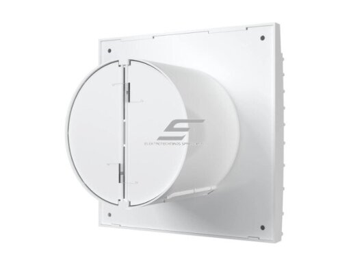 Ventiliatorius su atbuliniu vožtuvu | sklende | D125 | 230V | 175x175x117,5mm | IP24 | plastikinis | baltos spalvos | TY5STT 2 Ventiliatorius su atbuliniu vožtuvu | sklende | D125 | 230V | 175x175x117,5mm | IP24 | plastikinis | baltos spalvos | TY5STT 2