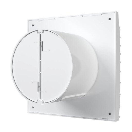 Ventilaator koos tagasivoolu klapiga | D125 | 230V | 175x175x117,5mm | IP24 | plastik | valge värv | TY5S 2