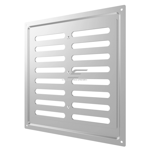 Ventilation grille | for ventilation systems | 250×250 mm | silver color | galvanized steel 2 Ventilation grille | for ventilation systems | 250×250 mm | silver color | galvanized steel 2