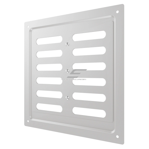 Ventilation grille | for ventilation systems | 200×200 mm | silver color | galvanized steel 2 Ventilation grille | for ventilation systems | 200×200 mm | silver color | galvanized steel 2