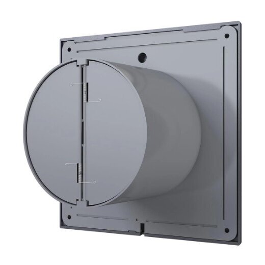 Ventilators ar atpakaļgaitas aizbīdni | D100 | 230V | 160x160x92mm | IP24 | plastmasa | tumši pelēks | PL4STP 2 Ventilators ar atpakaļgaitas aizbīdni | D100 | 230V | 160x160x92mm | IP24 | plastmasa | tumši pelēks | PL4STP 2