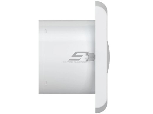Ventiliatorius su atbuliniu vožtuvu | sklende | D120 | 230V | 181x181x69mm | IP24 | plastikinis | baltos spalvos | WD120BB 1 Ventiliatorius su atbuliniu vožtuvu | sklende | D120 | 230V | 181x181x69mm | IP24 | plastikinis | baltos spalvos | WD120BB 1