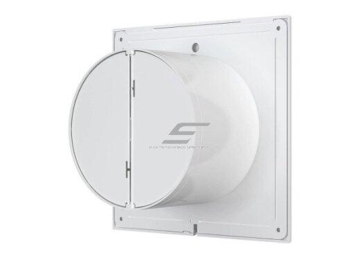 Ventiliatorius su atbuliniu vožtuvu | sklende | D125 | 230V | 180x180x99,5mm | IP24 | plastikinis | baltos spalvos | PL5S 2 Ventiliatorius su atbuliniu vožtuvu | sklende | D125 | 230V | 180x180x99,5mm | IP24 | plastikinis | baltos spalvos | PL5S 2