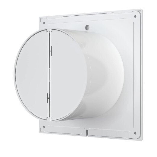Ventilaator tagasivoolu klapiga | D125 | 230V | 180x180x99,5 mm | IP24 | plastik | valge | PL5S 2