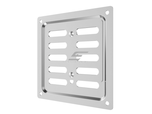 Ventiliacijos grotelės | vėdinimo sistemoms | 100х100mm | blizgios sidabrinės spalvos | cinkuotas plienas 2 Ventiliacijos grotelės | vėdinimo sistemoms | 100х100mm | blizgios sidabrinės spalvos | cinkuotas plienas 2