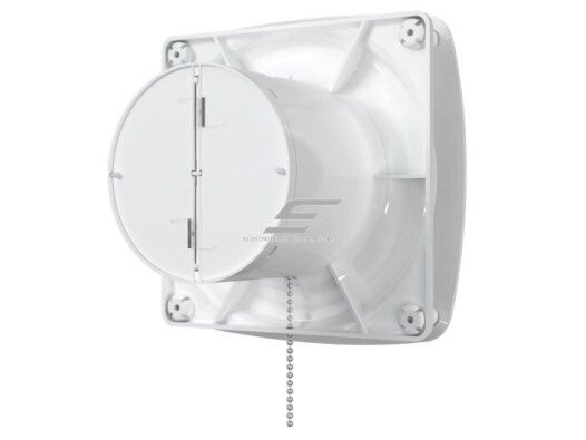 Ventiliatorius su atbuliniu vožtuvu | sklende | su virvele | D100 | 230V | 170x170x118mm | IP24 | plastikinis | baltos spalvos | OIR4S2 2 Ventiliatorius su atbuliniu vožtuvu | sklende | su virvele | D100 | 230V | 170x170x118mm | IP24 | plastikinis | baltos spalvos | OIR4S2 2