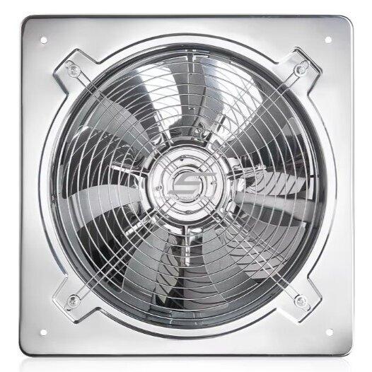 Ventilators ar atpakaļgaitas aizbāzni | D200 | 52W | 230V | plastmasas | 250x250x150mm | nerūsējošais tērauds Ventilators ar atpakaļgaitas aizbāzni | D200 | 52W | 230V | plastmasas | 250x250x150mm | nerūsējošais tērauds
