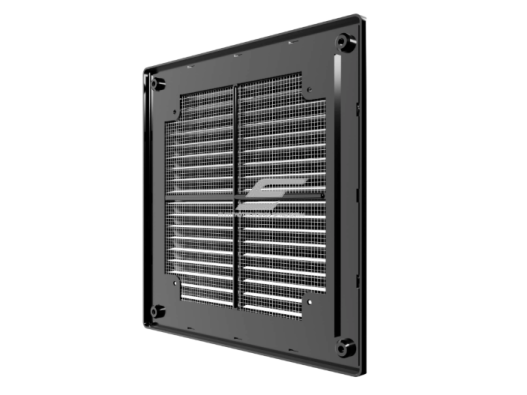 Ventiliacijos grotelės | vėdinimo sistemoms | 209x209mm | kvadratinės | išorinės | nuimamos | juodos spalvos | plastikinės 2 Ventiliacijos grotelės | vėdinimo sistemoms | 209x209mm | kvadratinės | išorinės | nuimamos | juodos spalvos | plastikinės 2