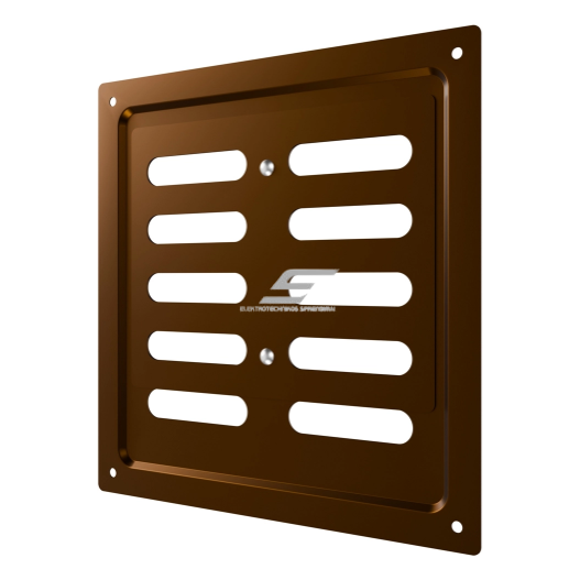 Ventilācijas reste | ventilācijas sistēmām | 175×175 mm | brūns krāsa | cinkots tērauds 2 Ventilācijas reste | ventilācijas sistēmām | 175×175 mm | brūns krāsa | cinkots tērauds 2