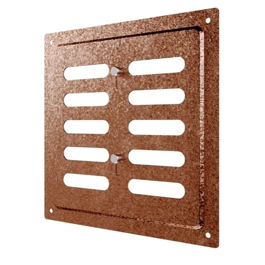 Ventilācijas reste | ventilācijas sistēmām | 175×175 mm | vara krāsa | cinkots tērauds Ventilācijas reste | ventilācijas sistēmām | 175×175 mm | vara krāsa | cinkots tērauds