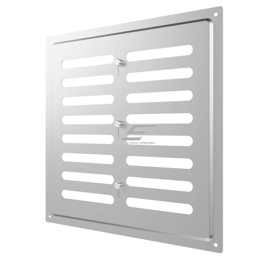 Ventilation grille | for ventilation systems | 250×250 mm | silver color | galvanized steel Ventilation grille | for ventilation systems | 250×250 mm | silver color | galvanized steel