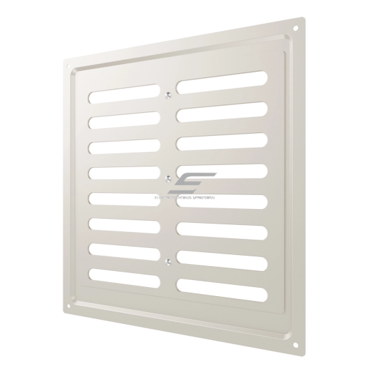 Ventilation grille | for ventilation systems | 250×250 mm | beige color | galvanized steel 2 Ventilation grille | for ventilation systems | 250×250 mm | beige color | galvanized steel 2
