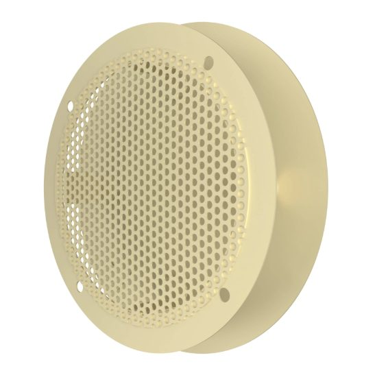 Ventilācijas reste | ventilācijas sistēmām | ar sietiņu | apaļa | 140x140 | noņemama | smilšu krasa | krāsots tērauds   2