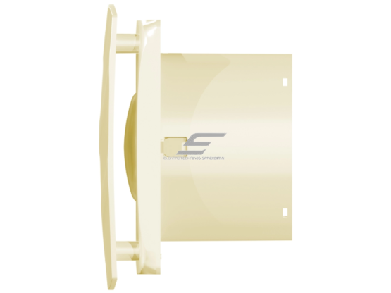 Ventiliatorius | D100 | 220V | 151x151x103mm | plastikinis | dramblio kaulo spalvos | IP24 1