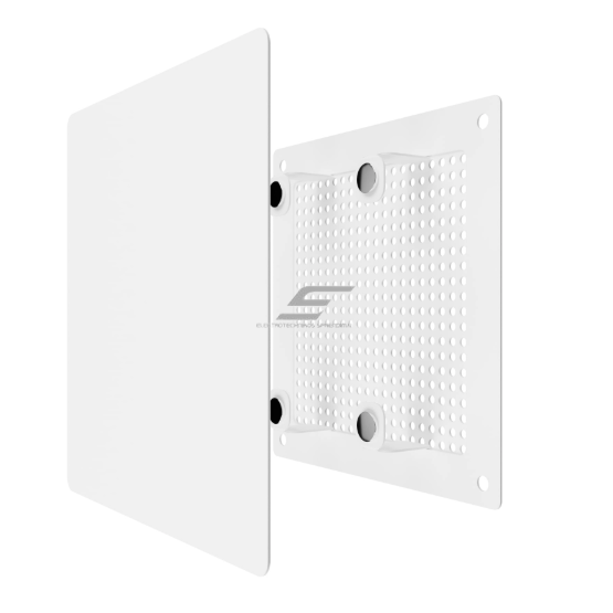 Ventilācijas reste | ventilācijas sistēmām | magnētiska noņemšana | 200×200 mm | baltā krāsa | krāsots tērauds 3 Ventilācijas reste | ventilācijas sistēmām | magnētiska noņemšana | 200×200 mm | baltā krāsa | krāsots tērauds 3