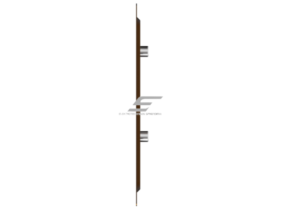 Ventiliacijos grotelės | vėdinimo sistemoms | 150х154mm | rudos spalvos | cinkuotas plienas  1