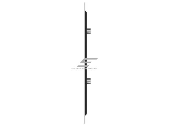 Ventiliacijos grotelės | vėdinimo sistemoms | 175х175mm | juodos spalvos | cinkuotas plienas  1