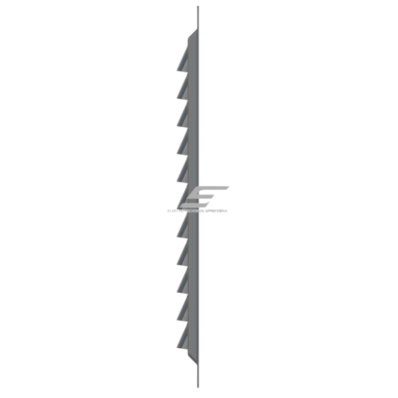 Ventilation grille | for ventilation systems | with mesh | 200×200 mm | grey color | galvanized steel 1 Ventilation grille | for ventilation systems | with mesh | 200×200 mm | grey color | galvanized steel 1