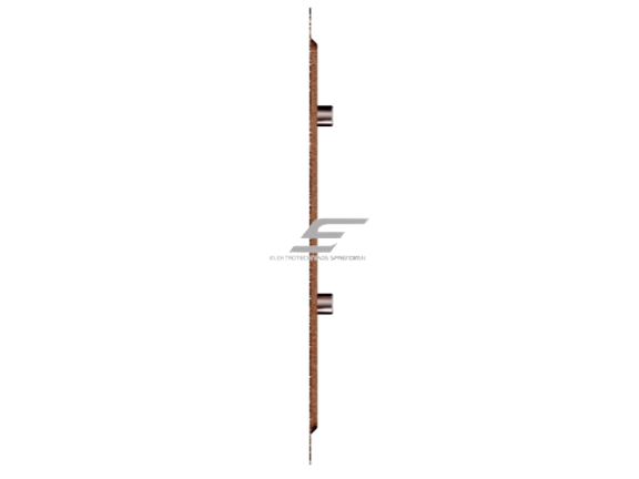 Ventiliacijos grotelės | vėdinimo sistemoms | 175х175mm | vario spalvos | cinkuotas plienas  1