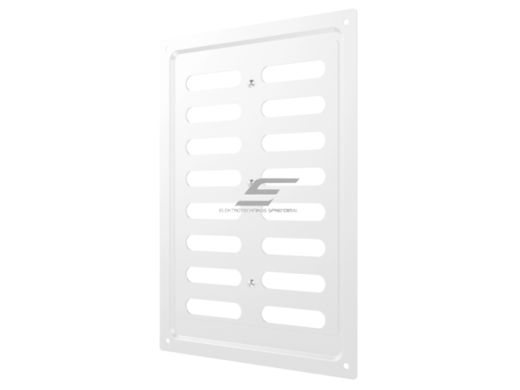 Ventiliacijos grotelės | vėdinimo sistemoms | 168х242mm | baltos spalvos | cinkuotas plienas 2 Ventiliacijos grotelės | vėdinimo sistemoms | 168х242mm | baltos spalvos | cinkuotas plienas 2