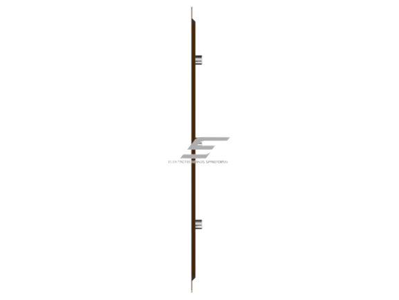 Ventiliacijos grotelės | vėdinimo sistemoms | 250х250mm | rudos spalvos | cinkuotas plienas    1