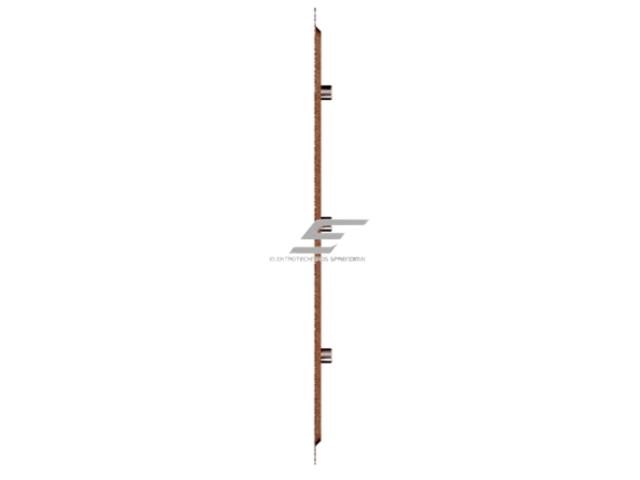 Ventiliacijos grotelės | vėdinimo sistemoms | 250х250mm | vario spalvos | cinkuotas plienas  1