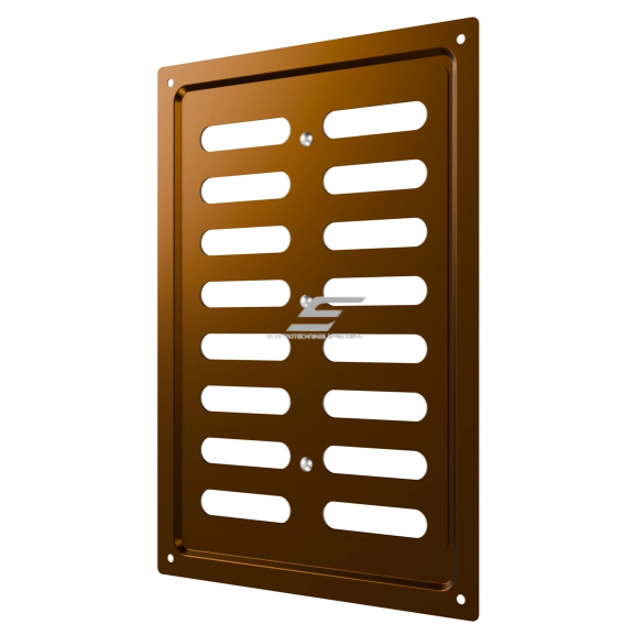 Ventilatsioonirest | ventilatsioonisüsteemidele | 168×242 mm | pruun värv | tsingitud teras 2 Ventilatsioonirest | ventilatsioonisüsteemidele | 168×242 mm | pruun värv | tsingitud teras 2