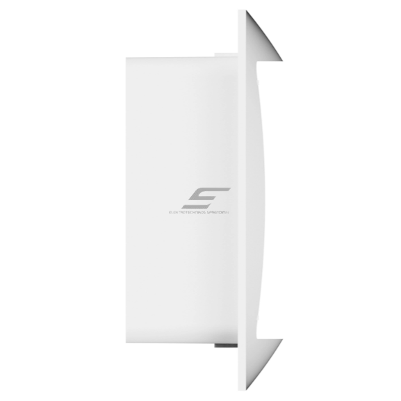 Ventilācijas reste | ventilācijas sistēmām | 120x250 mm | kvadrātveida | ar atloku | baltā krāsā | plastmasas 2