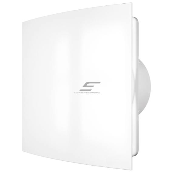 Ventilation fan with backdraft damper | D123 | 220V | 200x200x123 mm | timer / humidity sensor | plastic | white color | IP24 1