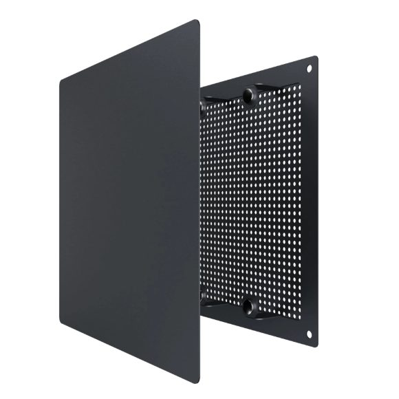 Ventilation grille | for ventilation systems | magnetic removal | 200×200 mm | grey color | painted steel 3 Ventilation grille | for ventilation systems | magnetic removal | 200×200 mm | grey color | painted steel 3