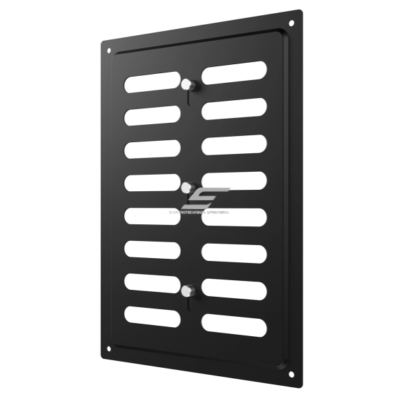 Ventilation grille | for ventilation systems | 168×242 mm | black color | galvanized steel Ventilation grille | for ventilation systems | 168×242 mm | black color | galvanized steel