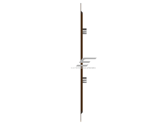 Ventiliacijos grotelės | vėdinimo sistemoms | 175х175mm | rudos spalvos | cinkuotas plienas   1