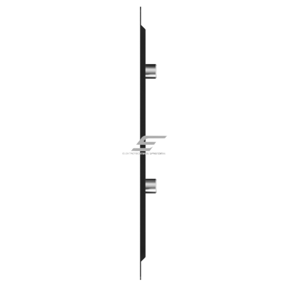 Ventilation grille | for ventilation systems | 150×154 mm | black color | galvanized steel    1
