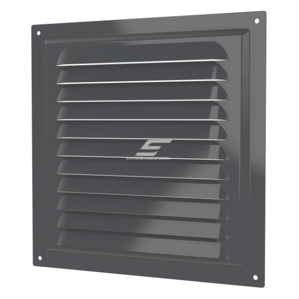 Ventilation grille | for ventilation systems | with mesh | 200×200 mm | grey color | galvanized steel Ventilation grille | for ventilation systems | with mesh | 200×200 mm | grey color | galvanized steel