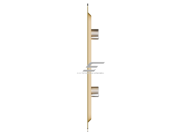 Ventiliacijos grotelės | vėdinimo sistemoms | 100х100mm | auksinės spalvos | cinkuotas plienas 1