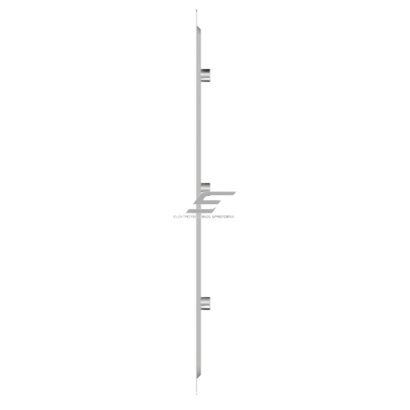 Ventilation grille | for ventilation systems | 168×242 mm | silver color | galvanized steel   1