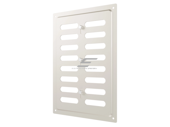 Ventiliacijos grotelės | vėdinimo sistemoms | 168х242mm | smėlio spalvos | cinkuotas plienas