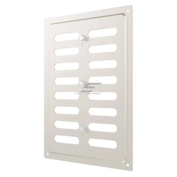 Ventilation grille | for ventilation systems | 168×242 mm | beige color | galvanized steel