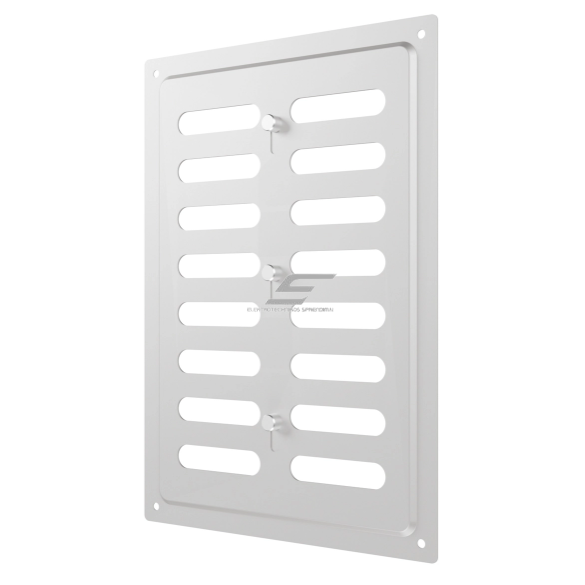 Ventilation grille | for ventilation systems | 168×242 mm | silver color | galvanized steel