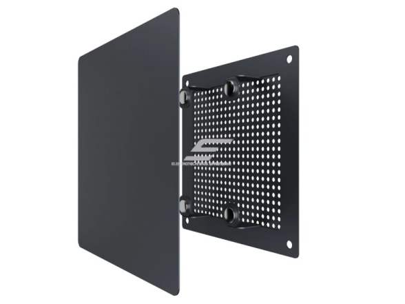 Ventiliacijos grotelės | vėdinimo sistemoms | magnetinis nuėmimas | 140х140mm | pilkos spalvos | dažytas plienas 3