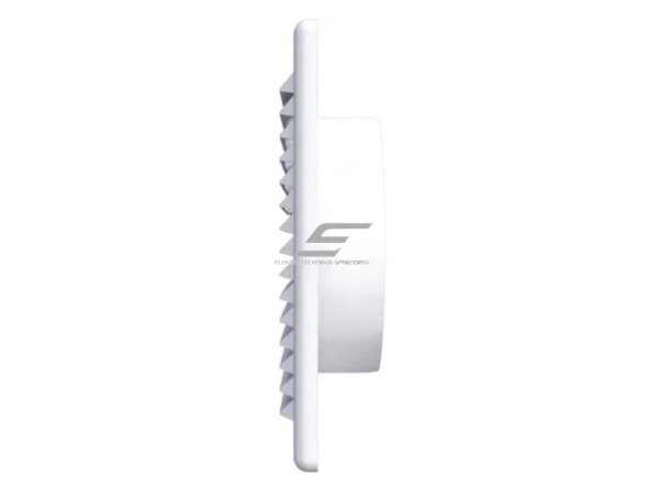 Ventiliacijos grotelės | vėdinimo sistemoms | 150x150mm | kvadratinės | su flanšu D100 | balta spalva | plastikinės | 1515VGF10 1