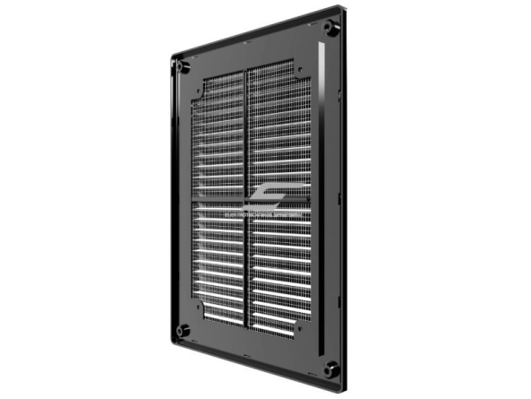 Ventiliacijos grotelės | vėdinimo sistemoms | 185x255mm | kvadratinės | juodos spalvos | plastikinės 2 Ventiliacijos grotelės | vėdinimo sistemoms | 185x255mm | kvadratinės | juodos spalvos | plastikinės 2