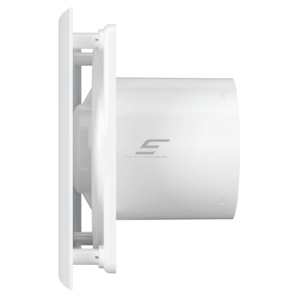 Ventilation fan with backdraft damper | D123 | 220V | 200x200x123 mm | timer / humidity sensor | plastic | white color | IP24 2 Ventilation fan with backdraft damper | D123 | 220V | 200x200x123 mm | timer / humidity sensor | plastic | white color | IP24 2