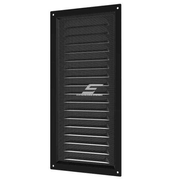 Ventilatsioonivõre | ventilatsioonisüsteemidele | võrguga | 150×300 mm | must värv | tsingitud teras 2 Ventilatsioonivõre | ventilatsioonisüsteemidele | võrguga | 150×300 mm | must värv | tsingitud teras 2