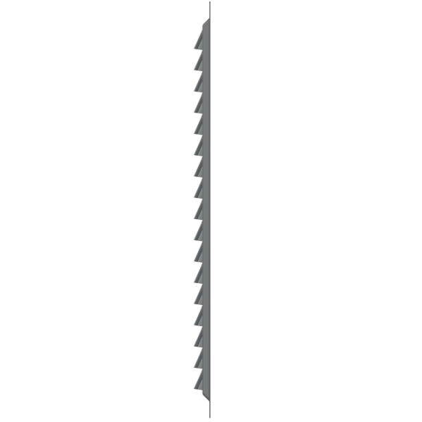 Kratka wentylacyjna | do systemów wentylacyjnych | z siatką | 150×300 mm | kolor szary | stal ocynkowana  1