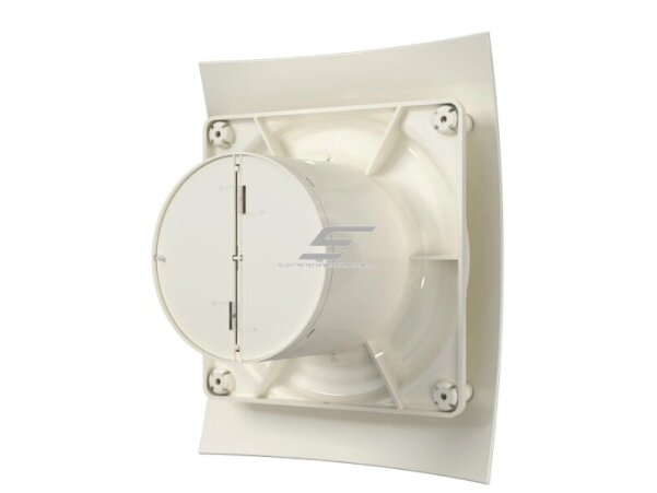 Ventiliatorius su atbuliniu vožtuvu | sklende | D100 | 230V | 220x175x123mm | IP24 | plastikinis | dramblio kaulo spalvos | BR4SDK 2 Ventiliatorius su atbuliniu vožtuvu | sklende | D100 | 230V | 220x175x123mm | IP24 | plastikinis | dramblio kaulo spalvos | BR4SDK 2
