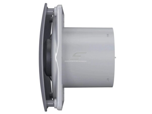 Ventiliatorius su atbuliniu vožtuvu | sklende | D100 | 230V | 170x170x118mm | IP24 | plastikinis | tamsiai pilkos spalvos | OIR4STP 1