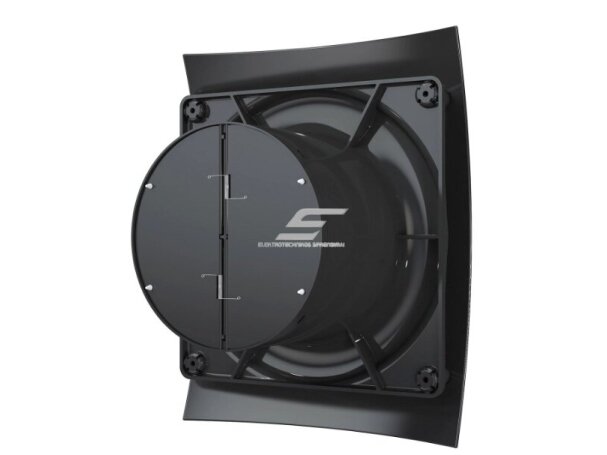 Ventiliatorius su atbuliniu vožtuvu | sklende | D125 | 230V | 237x190x137mm | IP24 | plastikinis | juodos spalvos | BR5SJ 2 Ventiliatorius su atbuliniu vožtuvu | sklende | D125 | 230V | 237x190x137mm | IP24 | plastikinis | juodos spalvos | BR5SJ 2